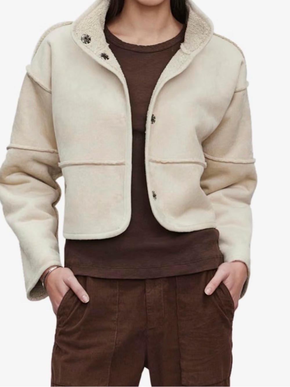 Velvet by Graham and Spencer Kelly Lux Sherpa Coat size m